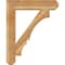 Ekena Millwork Balboa Craftsman Rough Sawn Bracket w/ Offset Brace, Western Red Cedar, 8"W x 34"D x 42"H BKT0806X34X42BOA04RWR - alternate 4